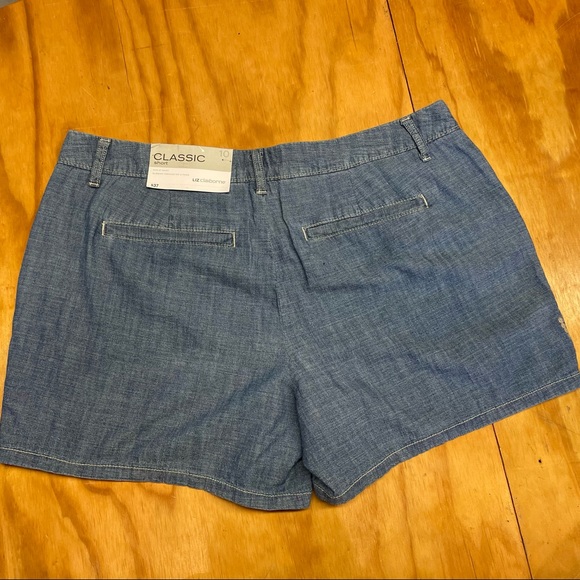 Liz Claiborne Classic Shorts Embroidered 100% Cotton NWT Size 10 Boho - Picture 4 of 7